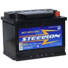 АКБ-6СТ-60 (500A) о/п Steelron Беларусь 242х175х190 (обслуж)